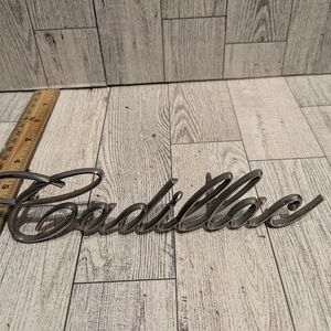 Cadillac Silver Car Emblem